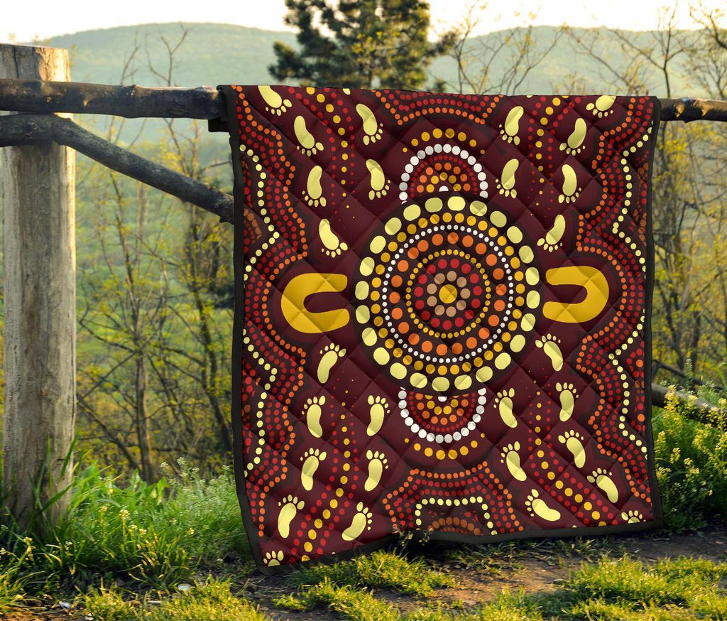 aboriginal-premium-quilt-indigenous-circle-footprint