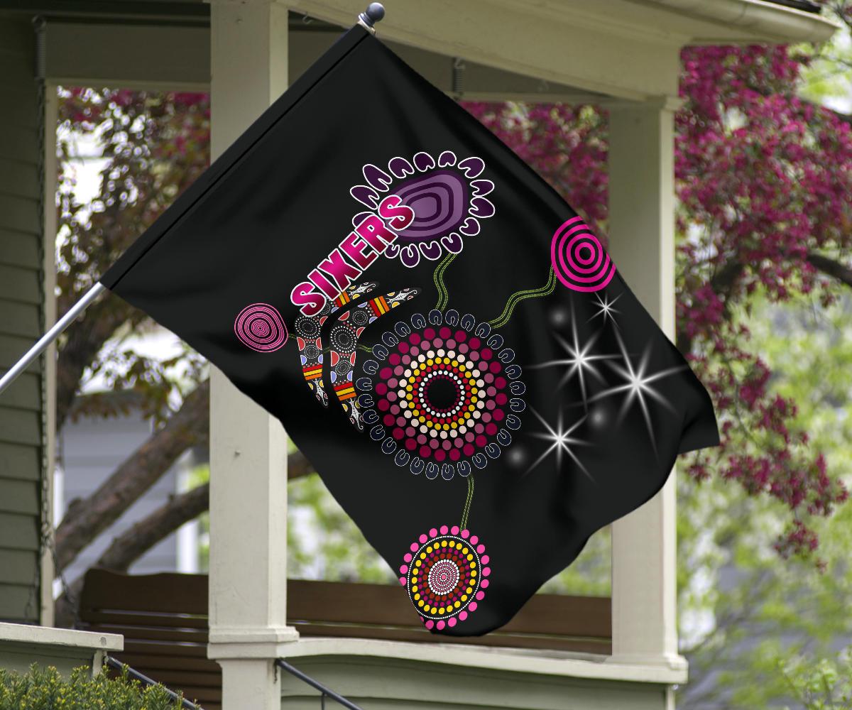 sydney-flag-sixers-indigenous-black