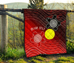 custom-aboriginal-premium-quilt-indigenous-circle-dot-painting-style