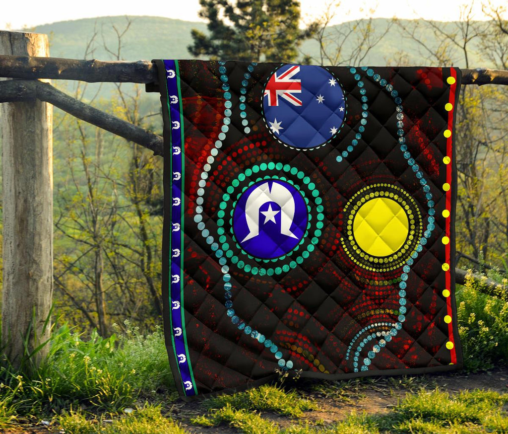 premium-quilt-aboriginal-dot-patterns-flag