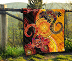 aboriginal-personalised-premium-quilt-couple-aboriginal-lizards