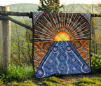 aboriginal-premium-quilt-australia-sunrise-dot-painting-art