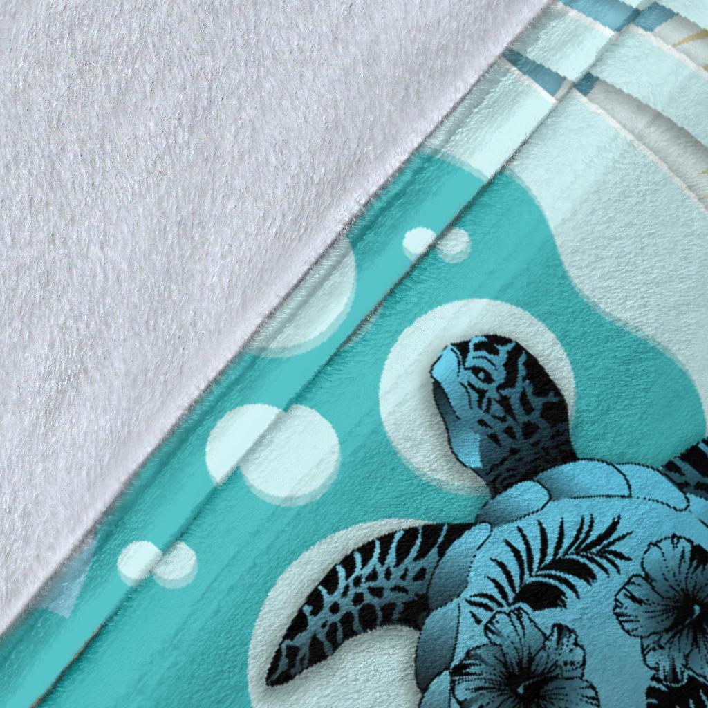 new-zealand-premium-blanket-blue-turtle-hibiscus
