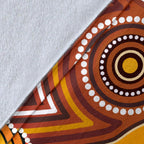 blankets-aboriginal-family-with-dot-painting-art