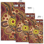 custom-aboriginal-area-rug-indigenous-lizard-dot-painting-art