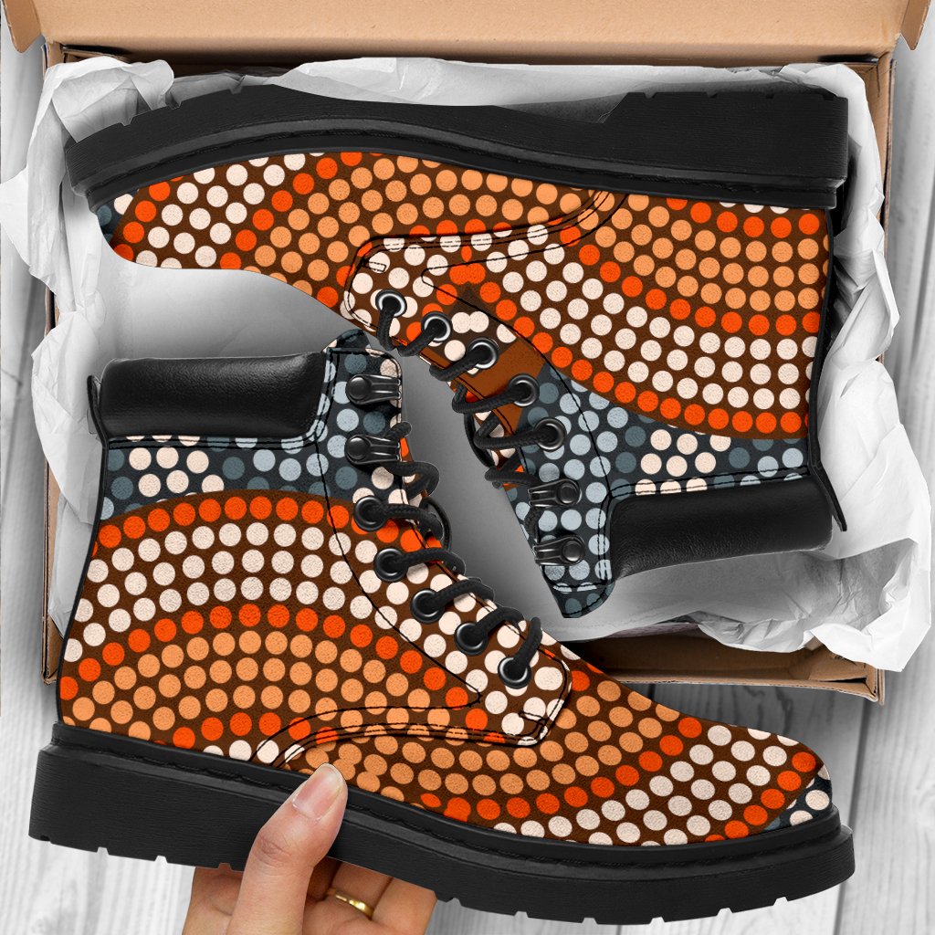 aboriginal-boots-circle-dot-painting-all-season-ver05a