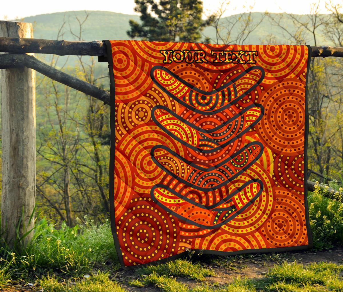 aboriginal-personalised-premium-quilt-aboriginal-boomerangs-and-dot-circle
