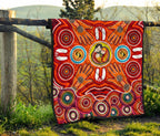 quilts-aboriginal-family-with-dot-painting-art