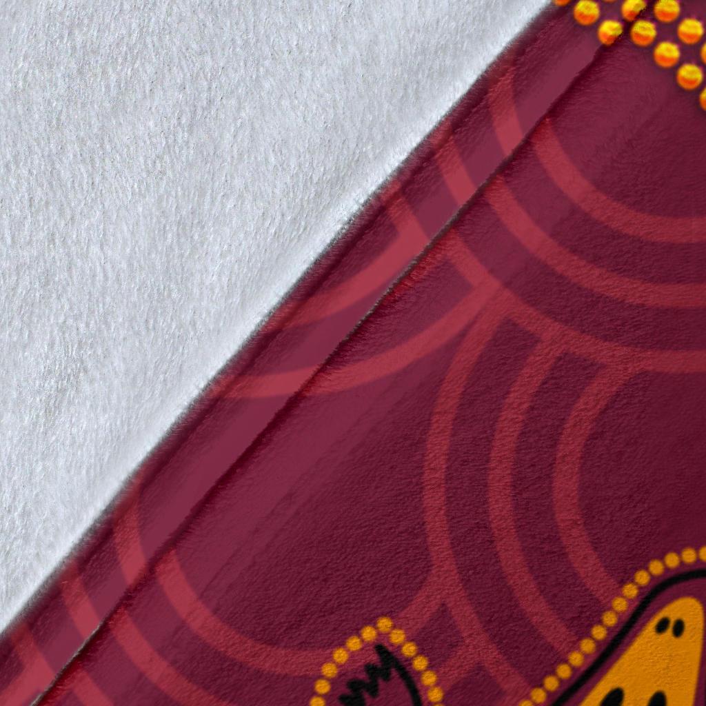 aboriginal-premium-blanket-aboriginal-snake-and-alligator