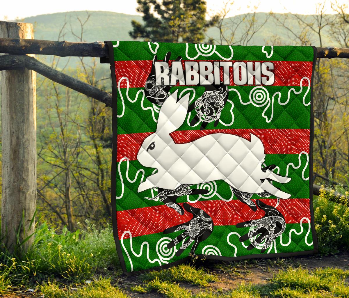 rabbitohs-premium-quilt-animals-aboriginal