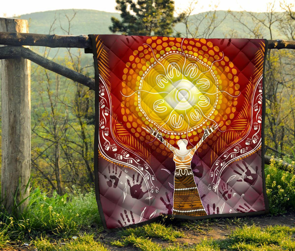 1saustralia-premium-quilt-australian-aboriginal-naidoc-week-because-of-her-we-can