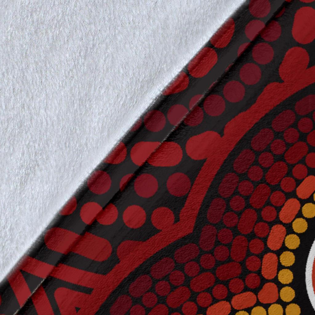 aboriginal-premium-blanket-aboriginal-dot-painting-flowers-style