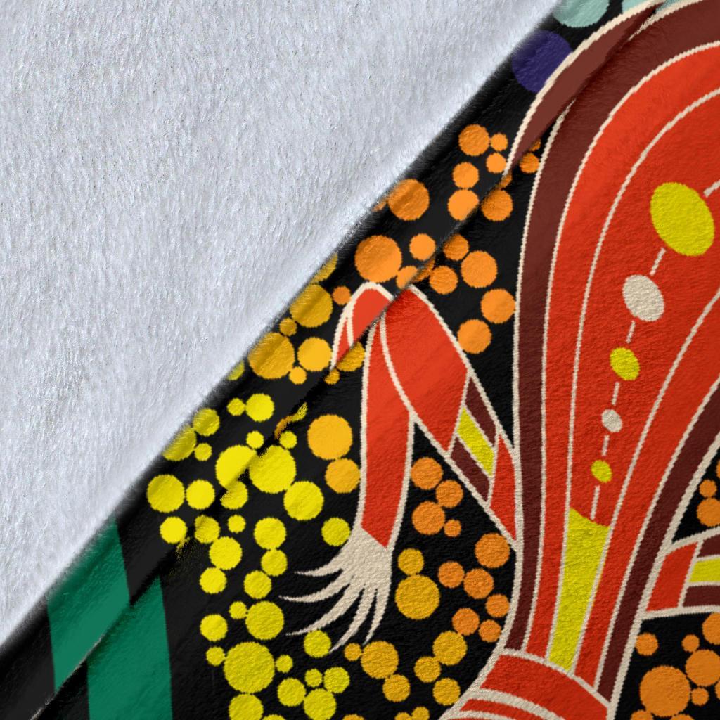 1st-australia-premium-blanket-aboriginal-two-lizards-dot-painting-circle