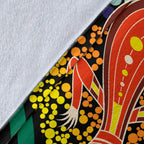 1st-australia-premium-blanket-aboriginal-two-lizards-dot-painting-circle