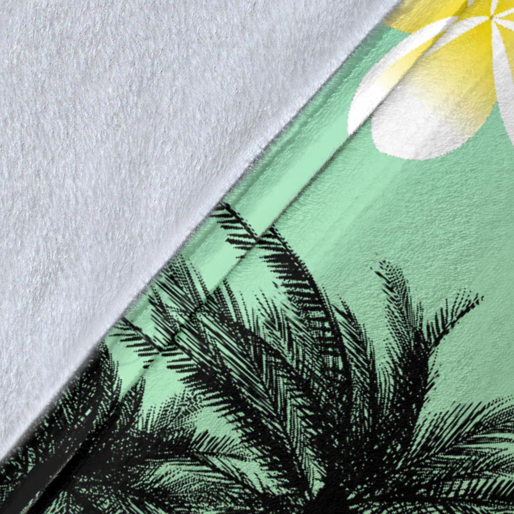 turtle-plumeria-premium-blanket