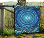 aboriginal-premium-quilt-blue-circle-aboriginal-art