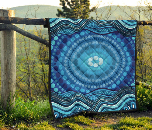 aboriginal-premium-quilt-blue-circle-aboriginal-art