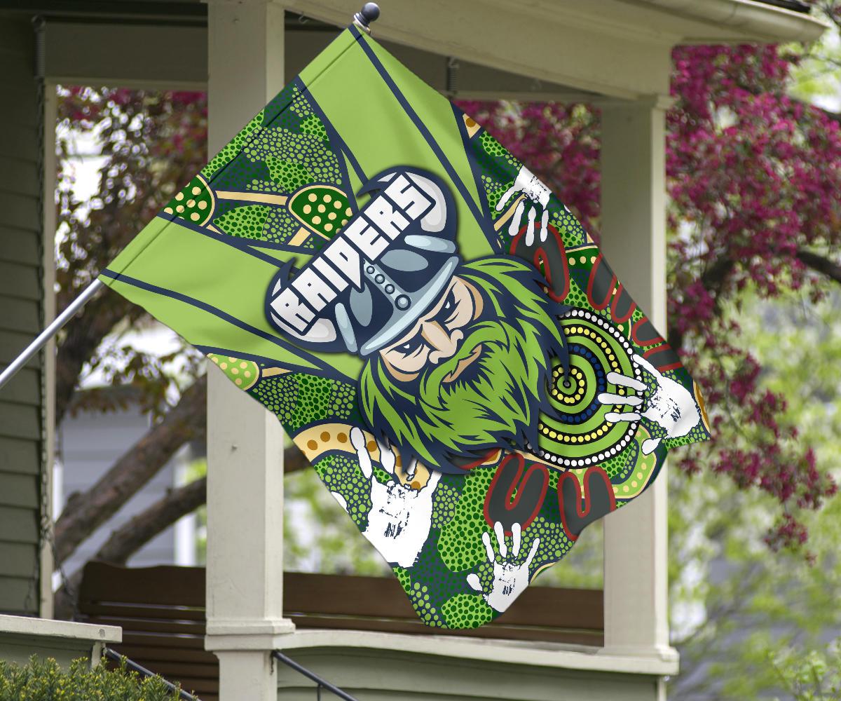 custom-personalised-raiders-flag-canberra-indigenous