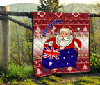christmas-premium-quilt-australia-santa-claus-hold-the-flag-red