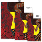 aboriginal-area-rug-indigenous-snake-sun-dot-painting