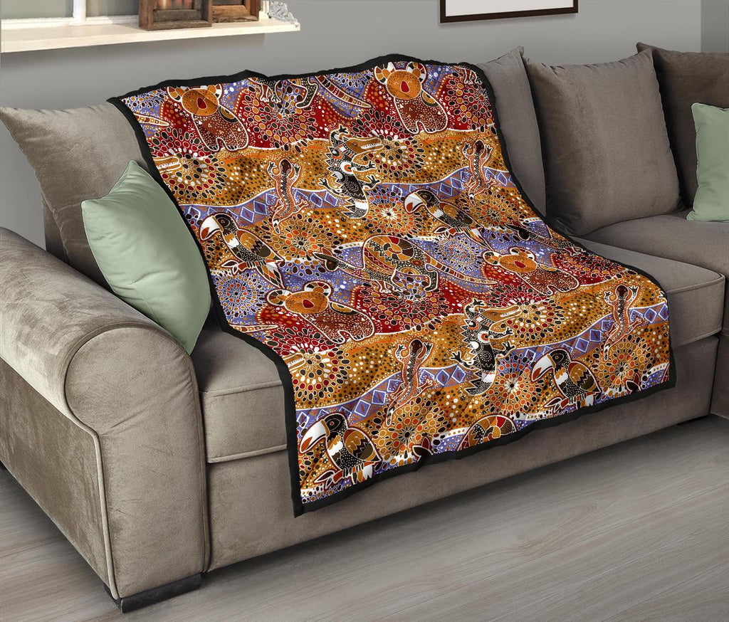premium-quilts-aboriginal-patterns-coverlets-australian-animals