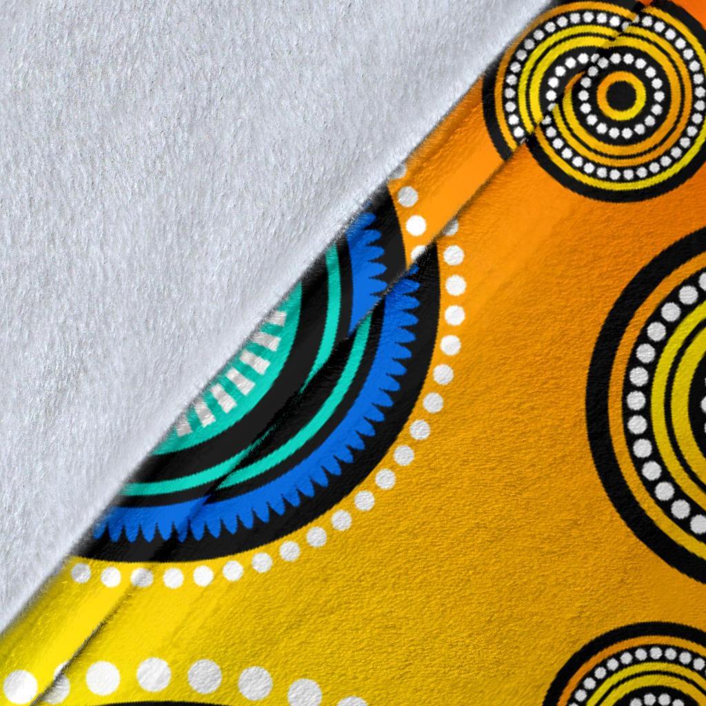 aboriginal-premium-blanket-indigenous-turtle-dot-painting-art