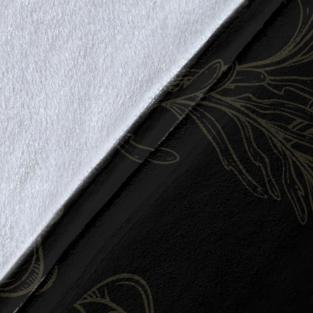 hibiscus-plumeria-golden-turtle-premium-blanket