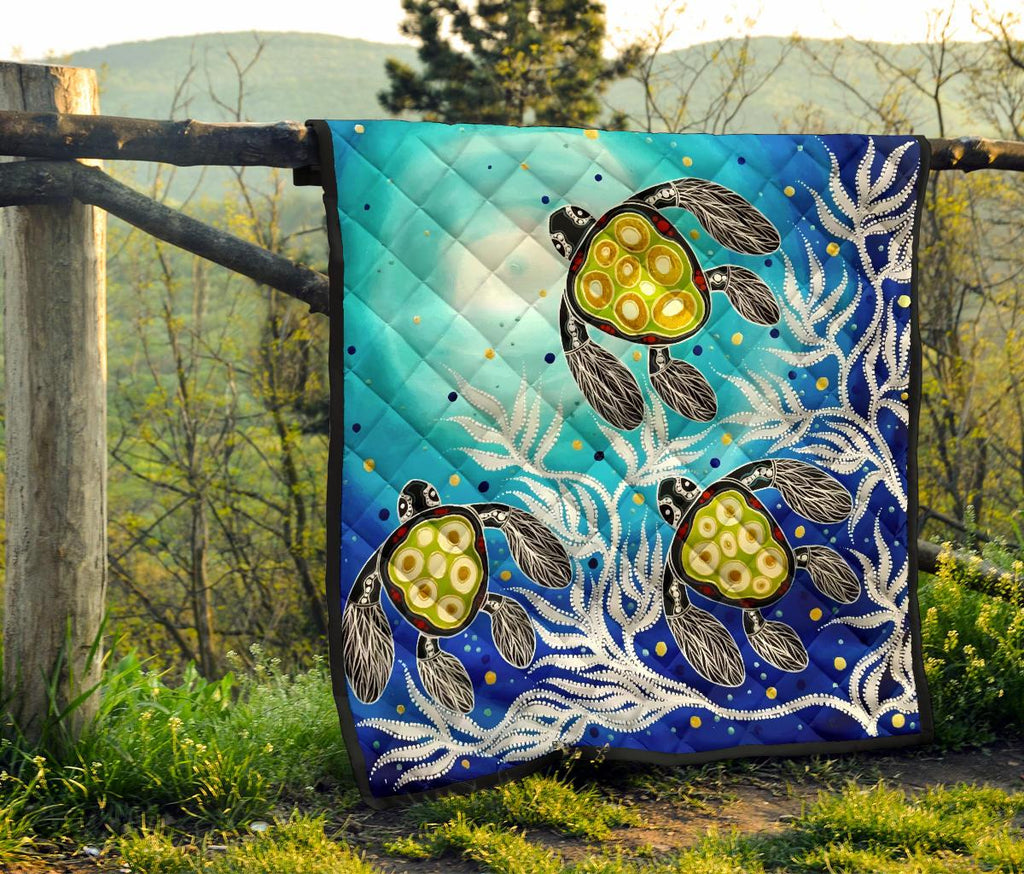 premium-quilt-aboriginal-turtle-art-quilt-set-towards-the-light