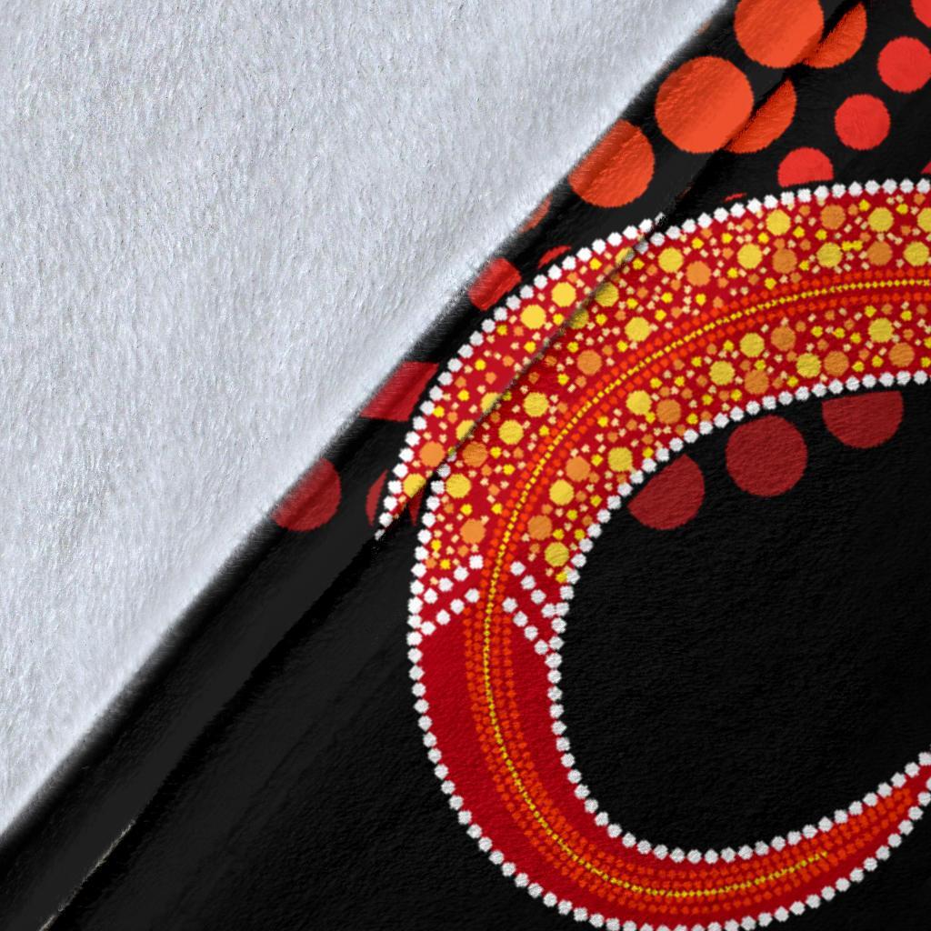 aboriginal-personalised-premium-blanket-couple-aboriginal-lizards