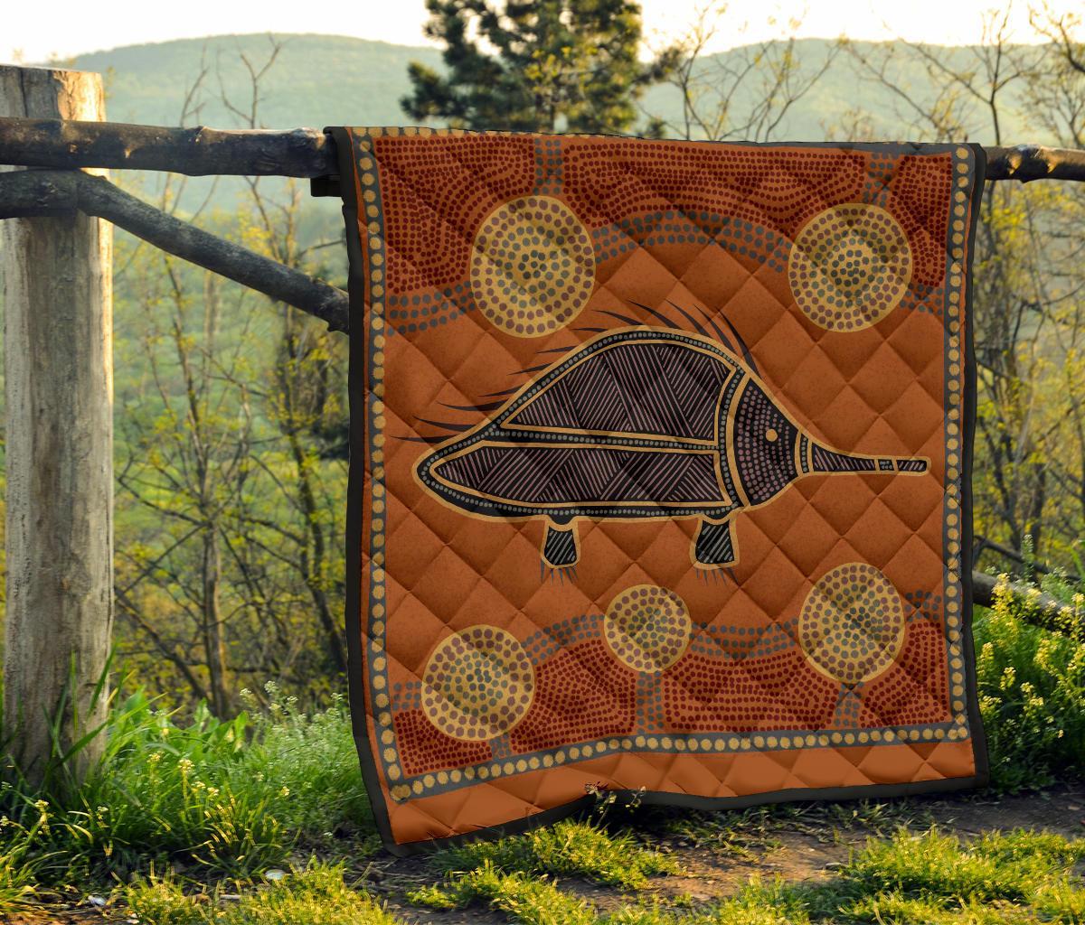 aboriginal-premium-quilt-indigenous-echidna
