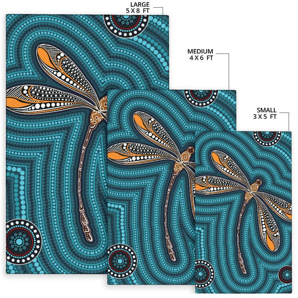 aboriginal-area-rug-indigenous-dragonfly