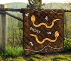 aboriginal-premium-quilt-indigenous-snake-hand-brown-color-1