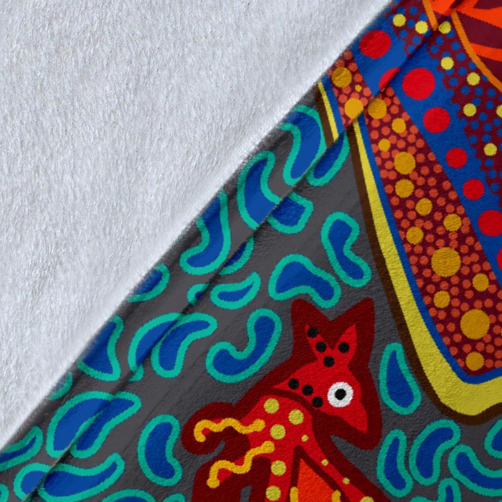 aboriginal-premium-blanket-indigenous-boomerang