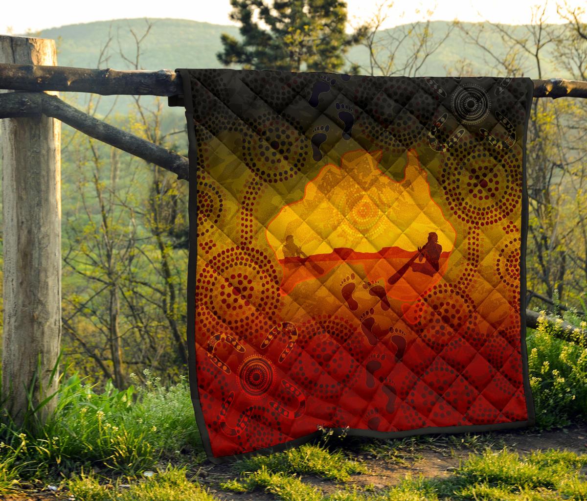 aboriginal-premium-quilt-australian-map-with-indigenous-color