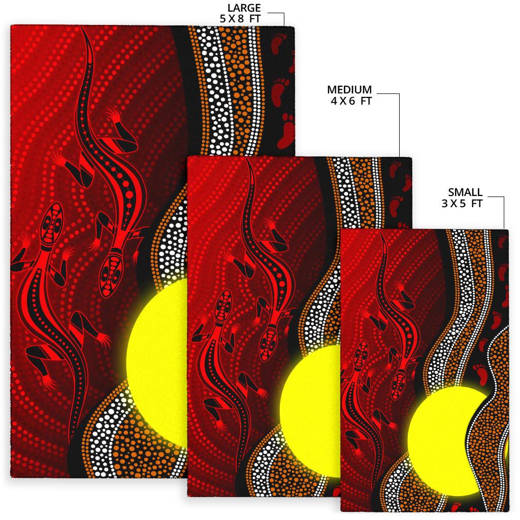 aboriginal-area-rug-aboriginal-flag-lizard-dot-painting-style
