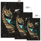 new-zealand-area-rug-manaia-paua-fern-wing-gold