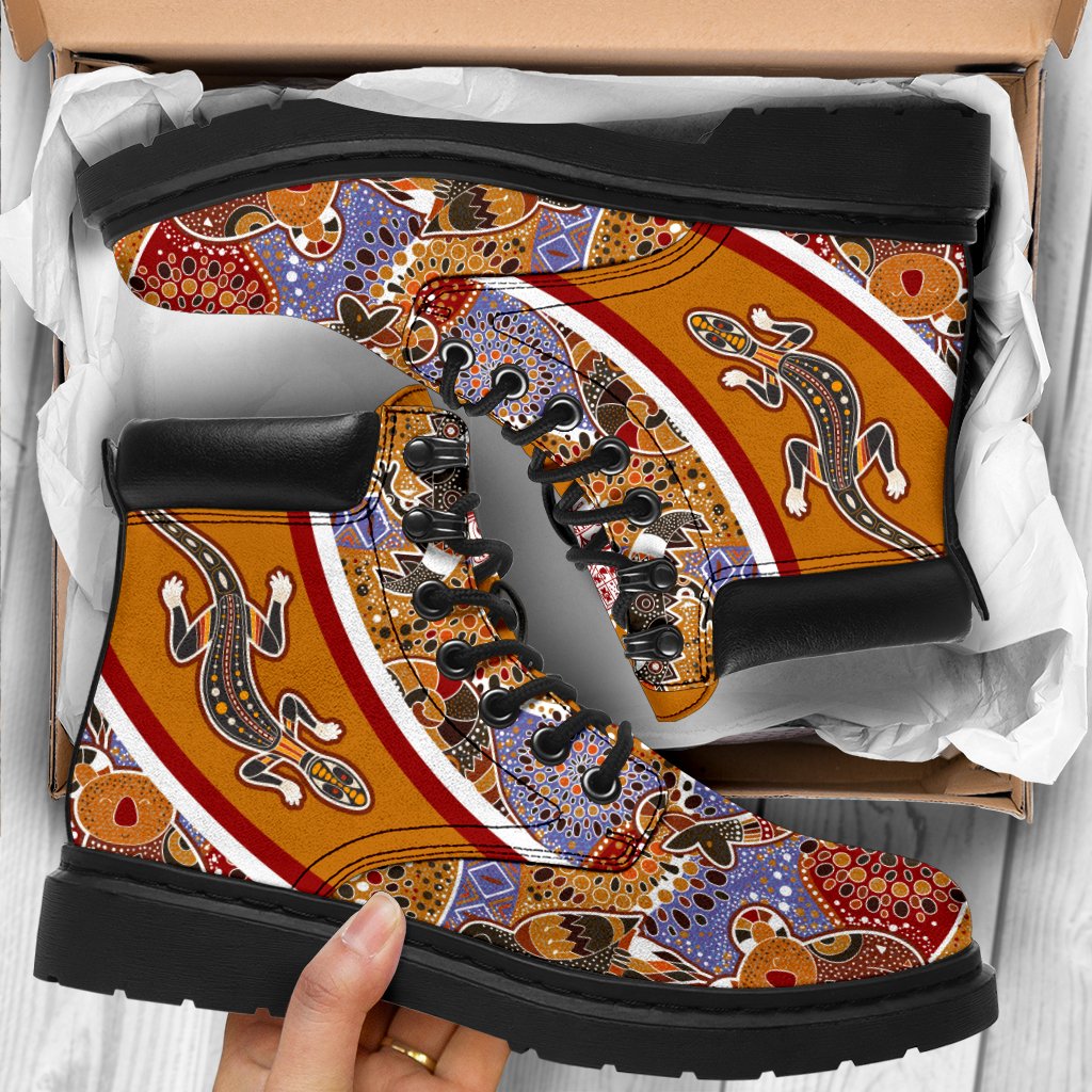 aboriginal-boots-lizard-kangaroo-patterns-australia-coat-of-arms-all-season