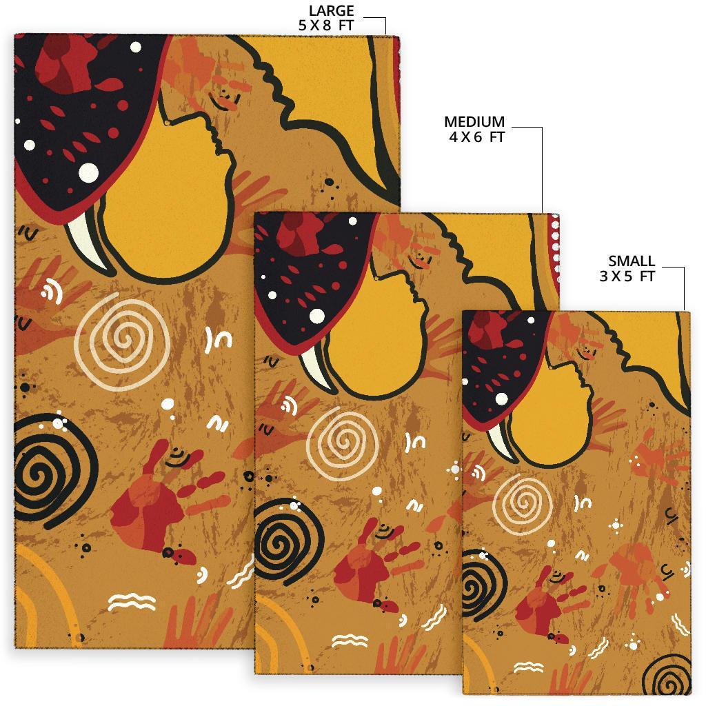 aboriginal-area-rug-mother-and-son-hand-art