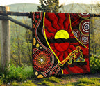 premium-quilt-australia-aboriginal-dots-with-didgeridoo