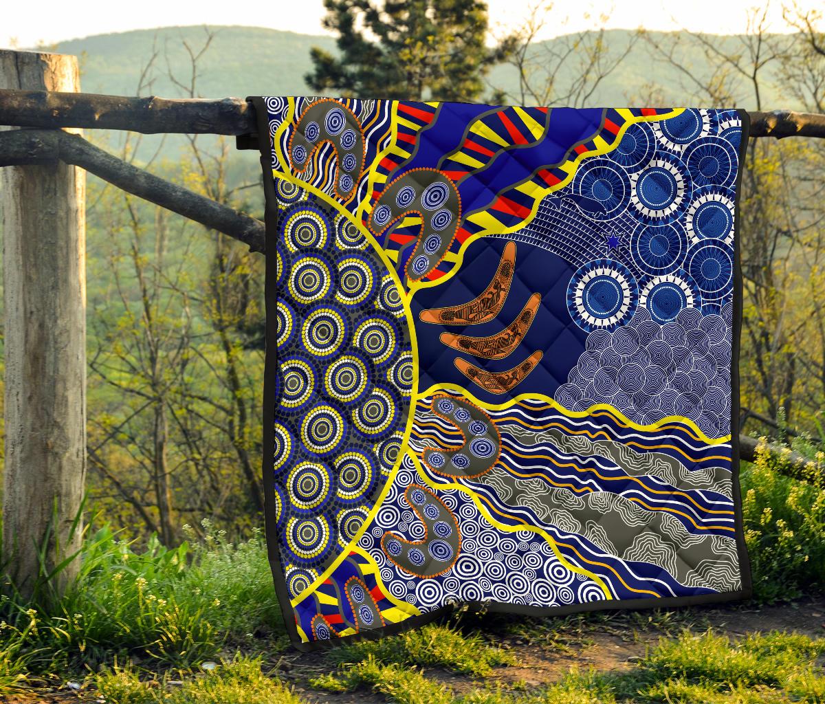 aboriginal-premium-quilt-australian-boomerang-dot-painting-art