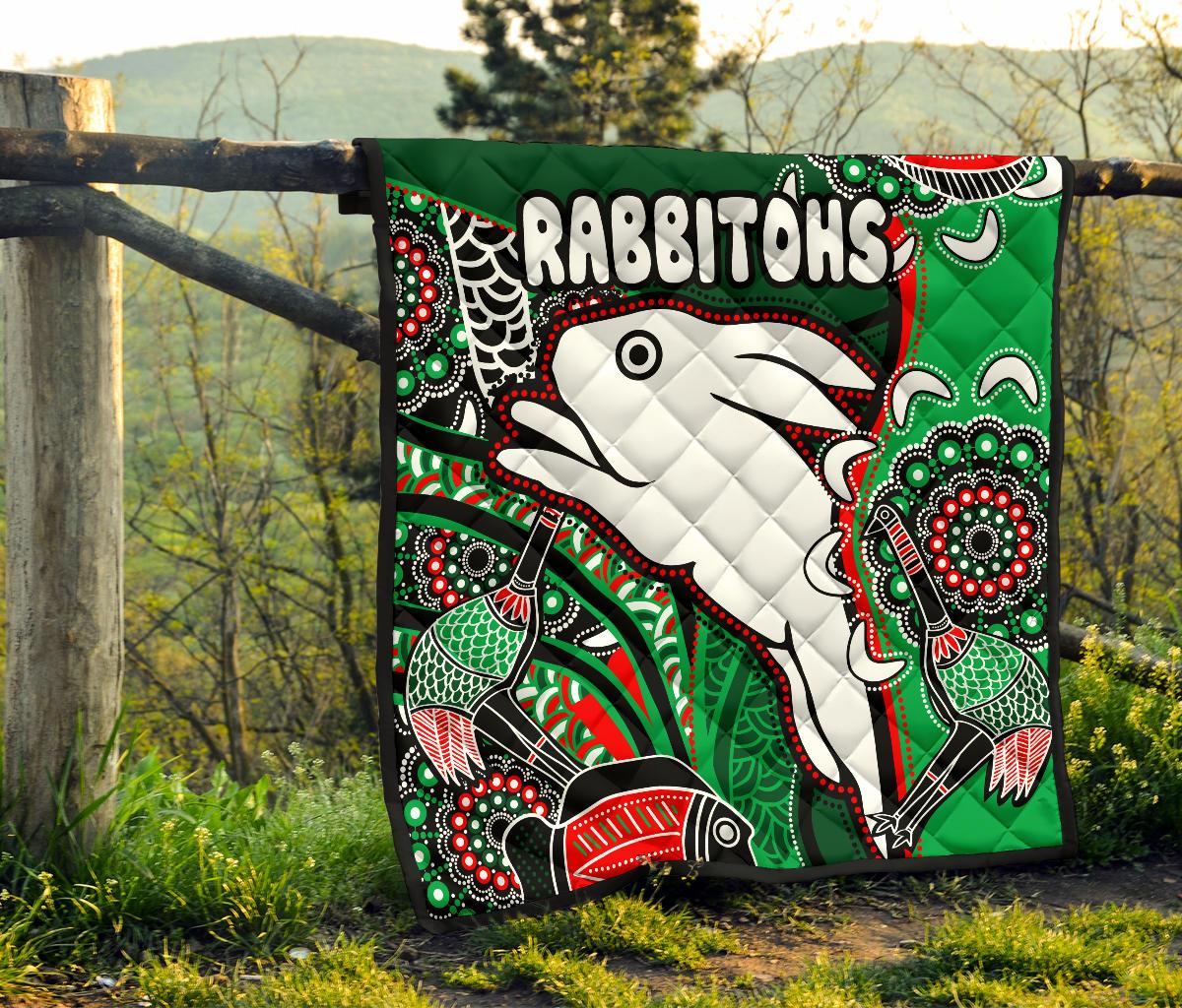 rabbitohs-premium-quilt-indigenous-survival-world