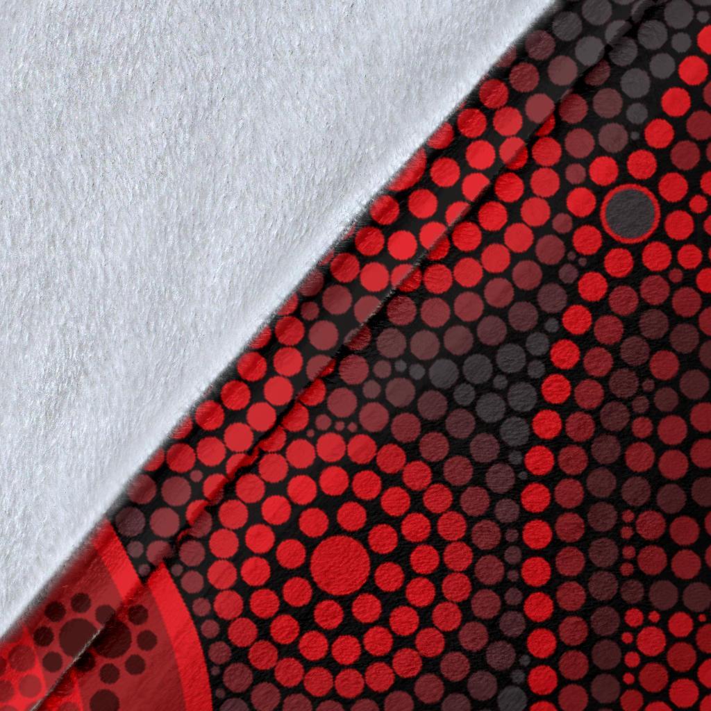 aboriginal-premium-blanket-indigenous-snake-sun-dot-painting
