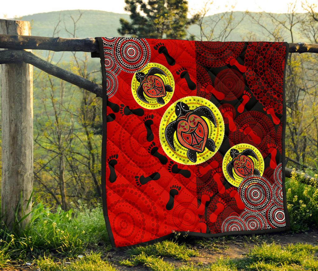 premium-quilt-aboriginal-dot-painting-quilt-turtle