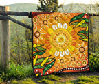 aboriginal-premium-quilt-indigenous-circle-leaf-patterns