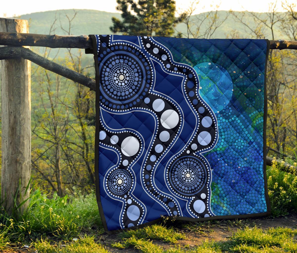 aboriginal-premium-quilt-australia-indigenous-flag-circle-dot-painting-art-blue