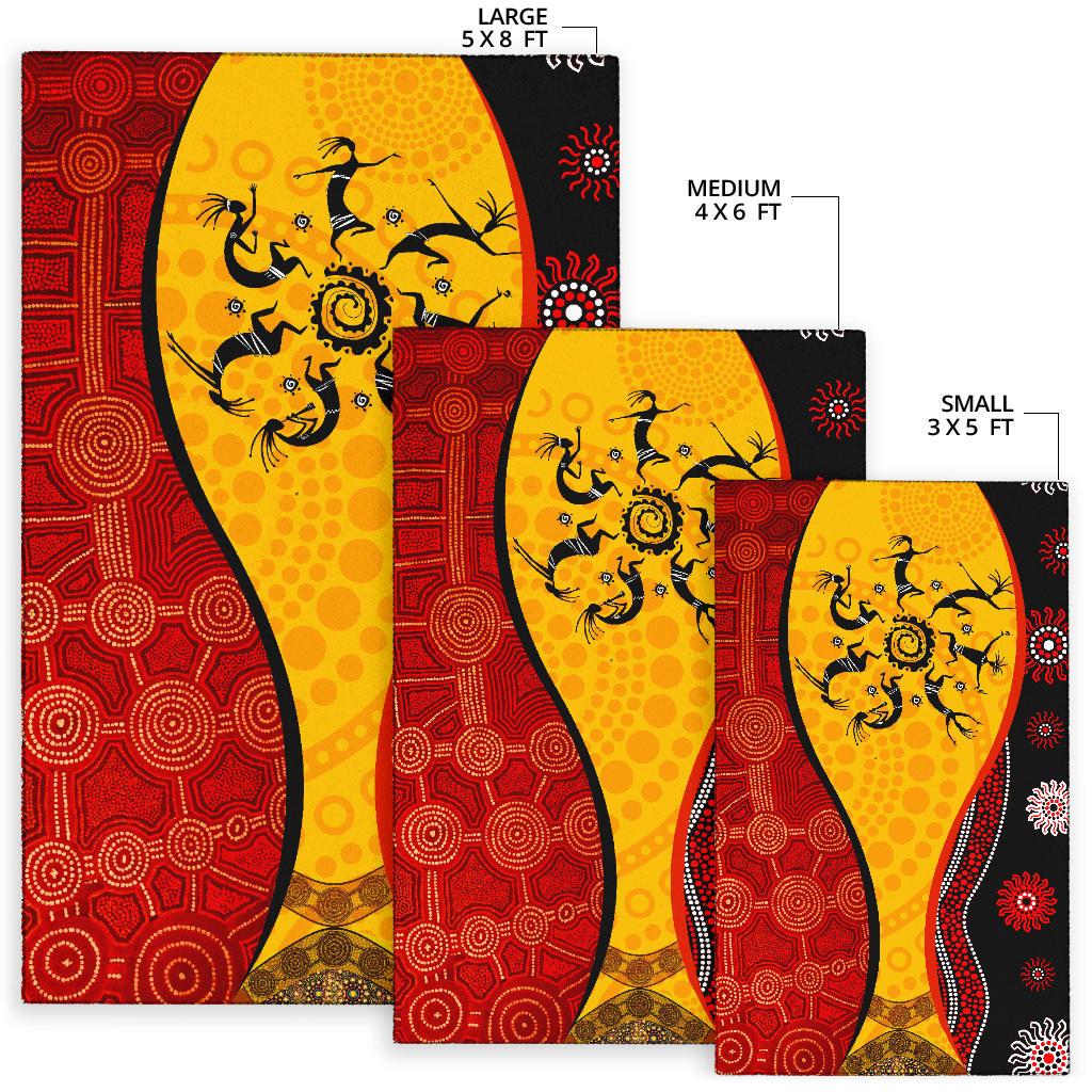 aboriginal-rugs-koori-dot-acrylic-paint-dreamtime-dance