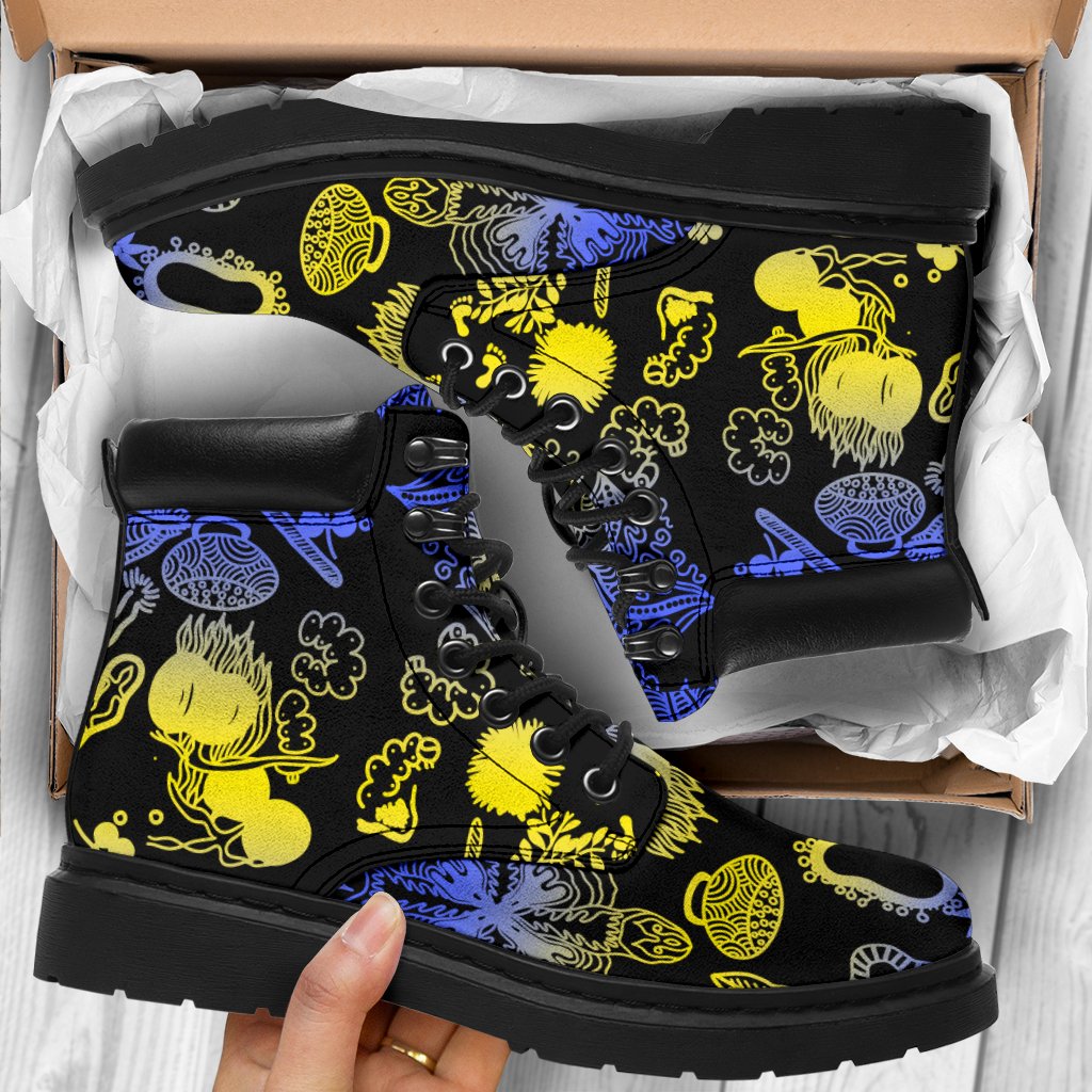 aboriginal-leather-boots-australian-golden-wattle-all-season