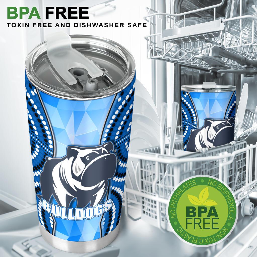 bulldogs-tumbler-indigenous-snappy