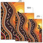 area-rug-aboriginal-kangaroo-boomerang-dot-panting