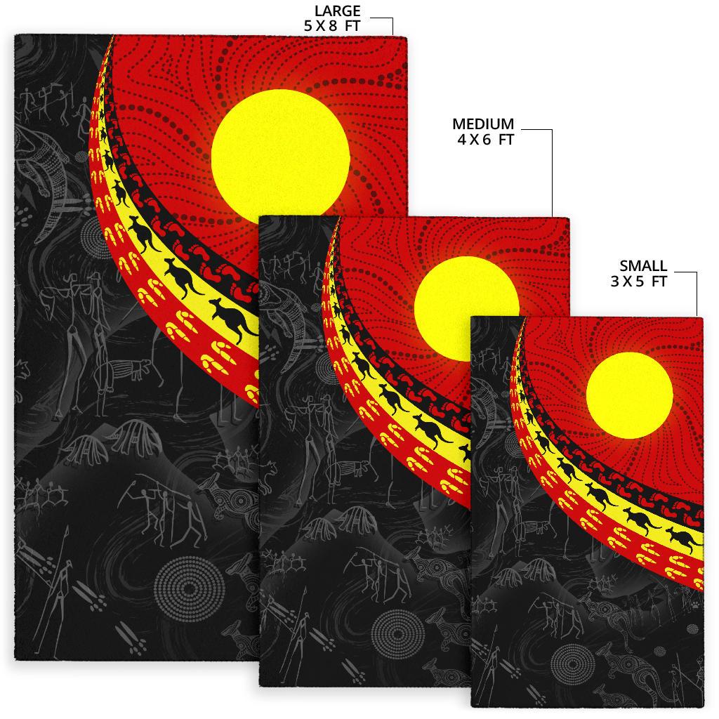 aboriginal-area-rug-indigenous-flag-circle-dot-painting